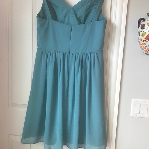 Turquoise bridesmaid dress - Picture 2 of 3